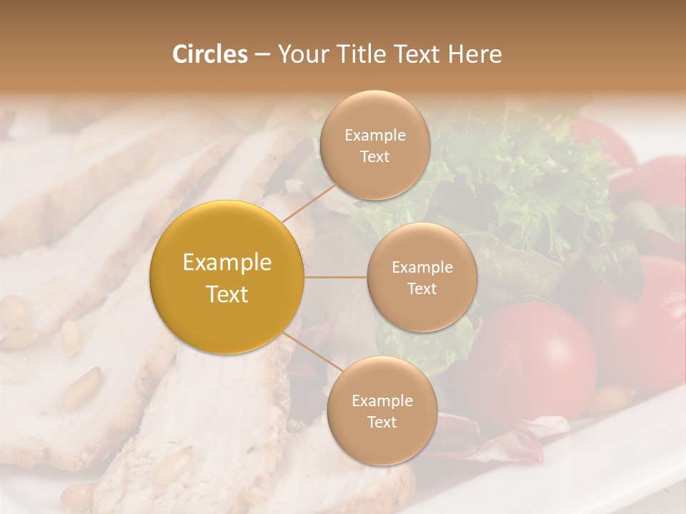 Slice Appetizer Beef PowerPoint Template