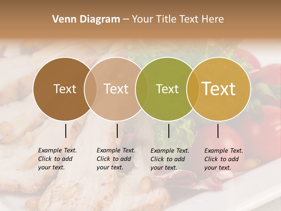 Slice Appetizer Beef PowerPoint Template