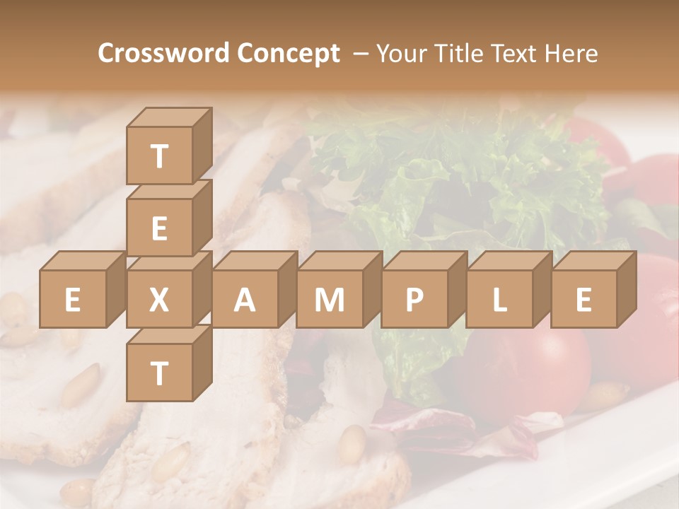 Slice Appetizer Beef PowerPoint Template