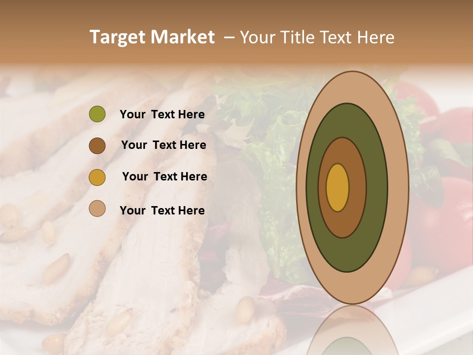 Slice Appetizer Beef PowerPoint Template