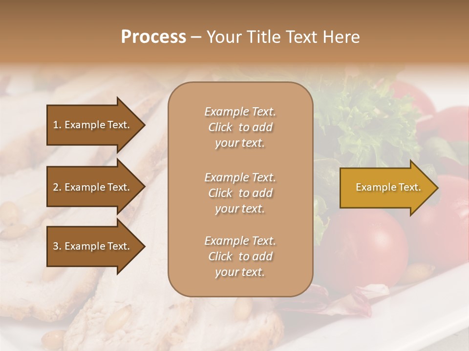 Slice Appetizer Beef PowerPoint Template