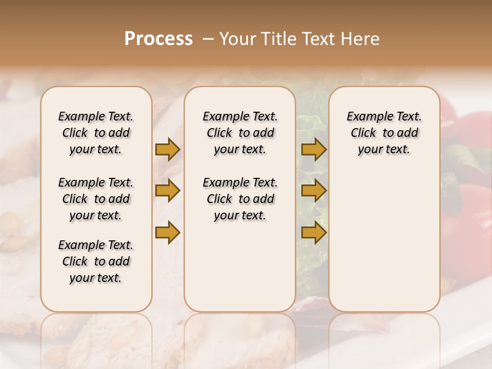 Slice Appetizer Beef PowerPoint Template