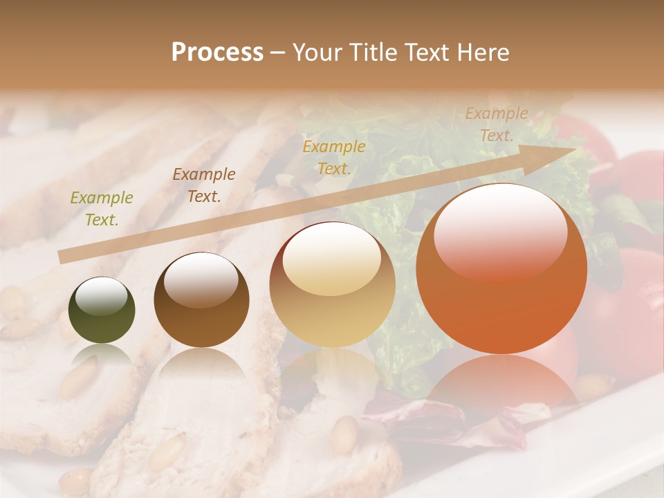 Slice Appetizer Beef PowerPoint Template