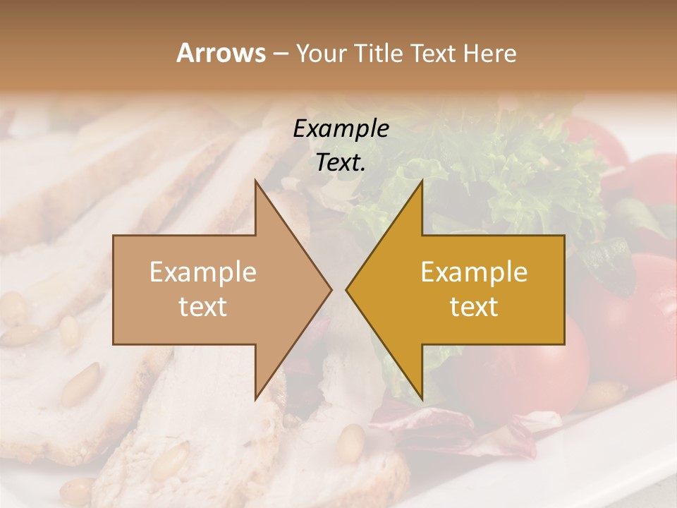 Slice Appetizer Beef PowerPoint Template