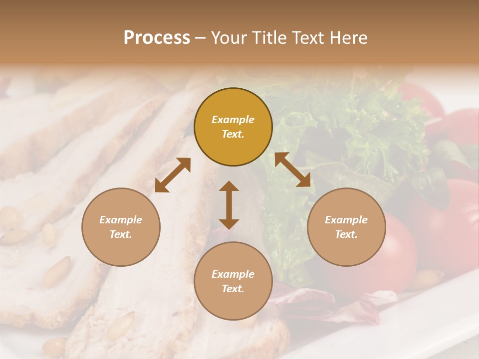 Slice Appetizer Beef PowerPoint Template