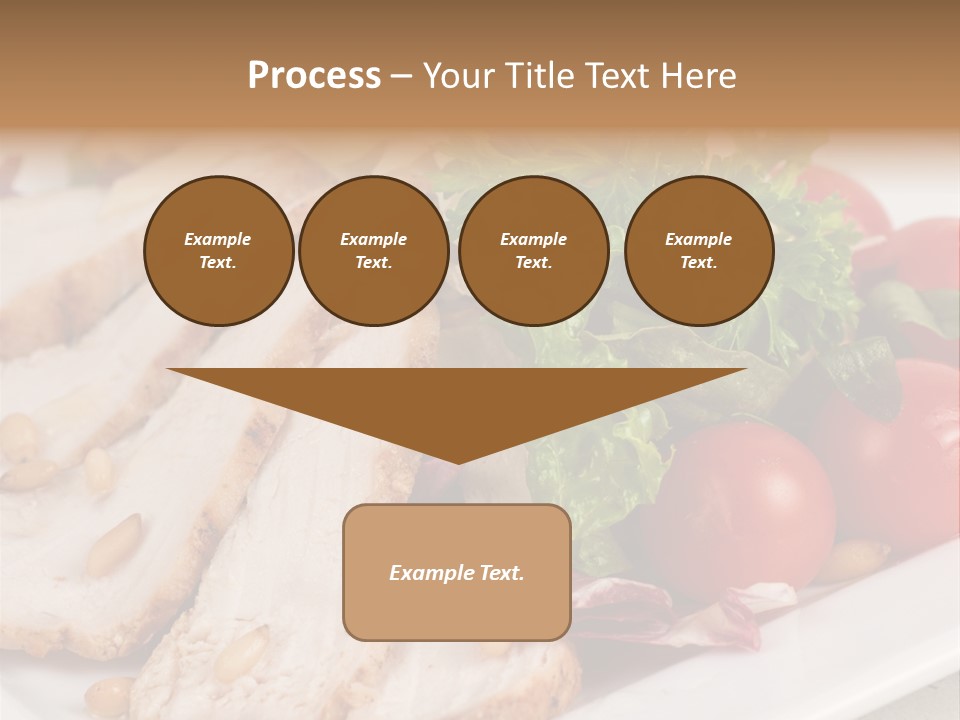 Slice Appetizer Beef PowerPoint Template