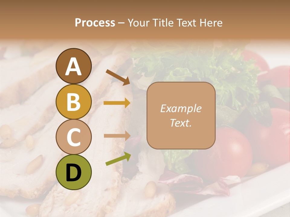Slice Appetizer Beef PowerPoint Template