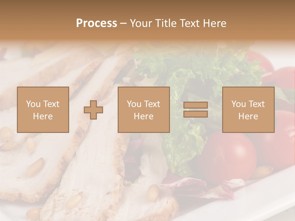 Slice Appetizer Beef PowerPoint Template