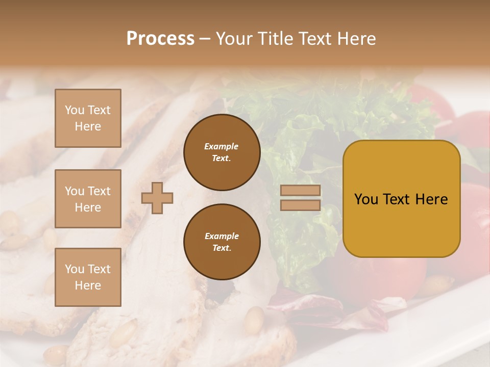 Slice Appetizer Beef PowerPoint Template