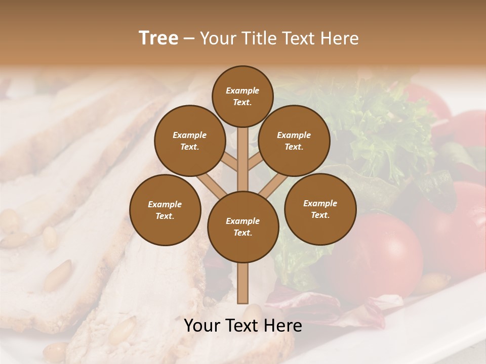 Slice Appetizer Beef PowerPoint Template