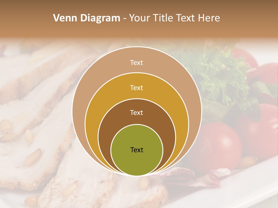 Slice Appetizer Beef PowerPoint Template