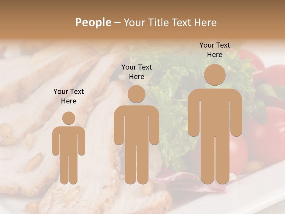 Slice Appetizer Beef PowerPoint Template