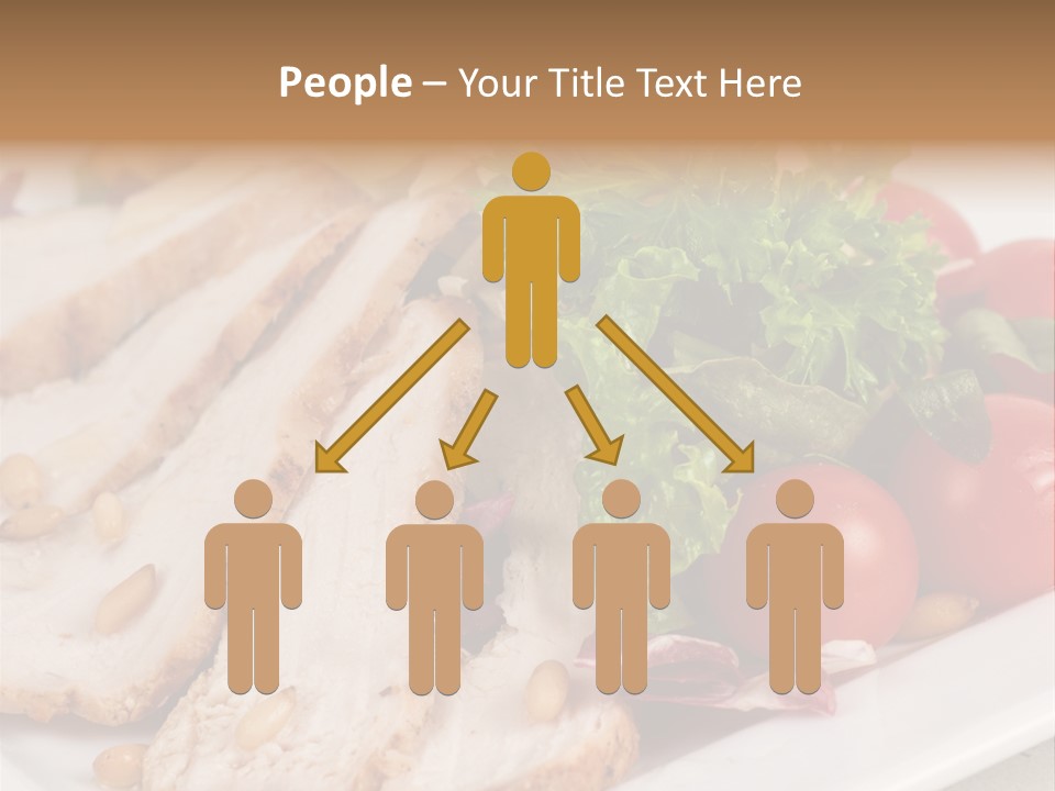 Slice Appetizer Beef PowerPoint Template