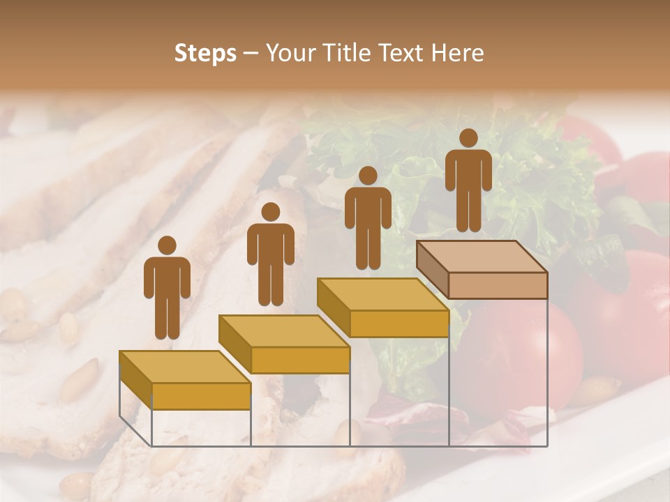 Slice Appetizer Beef PowerPoint Template