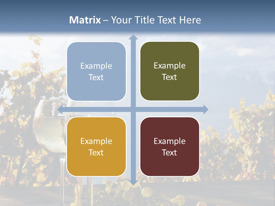 Crystal White Fruit PowerPoint Template