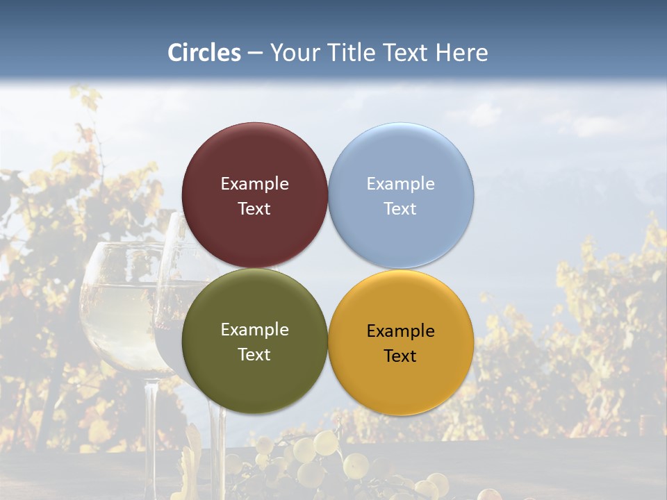 Crystal White Fruit PowerPoint Template