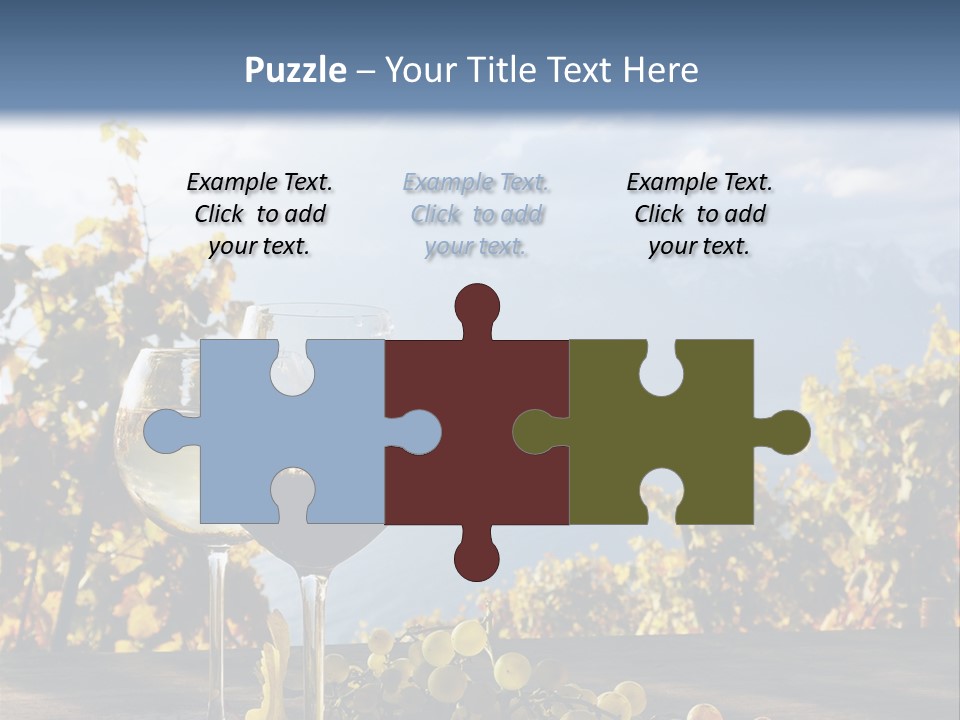 Crystal White Fruit PowerPoint Template