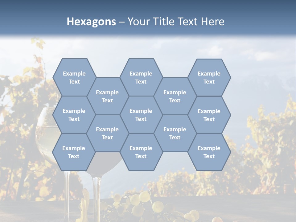 Crystal White Fruit PowerPoint Template