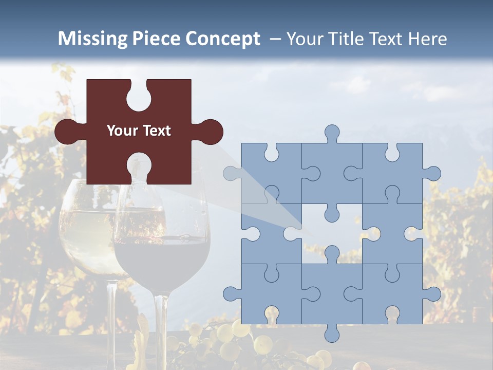 Crystal White Fruit PowerPoint Template