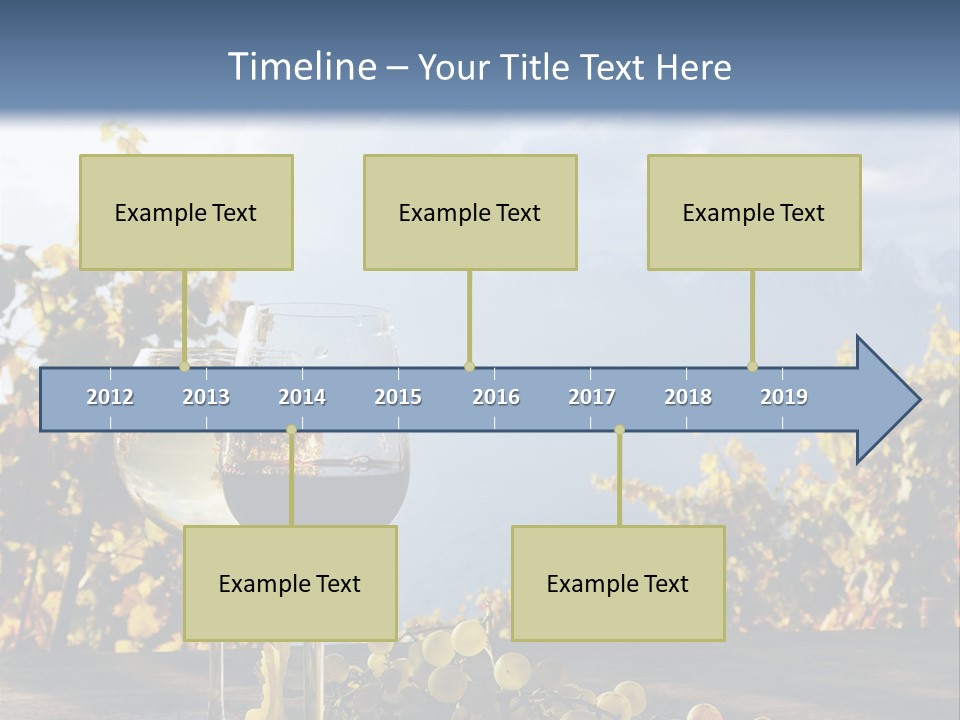 Crystal White Fruit PowerPoint Template