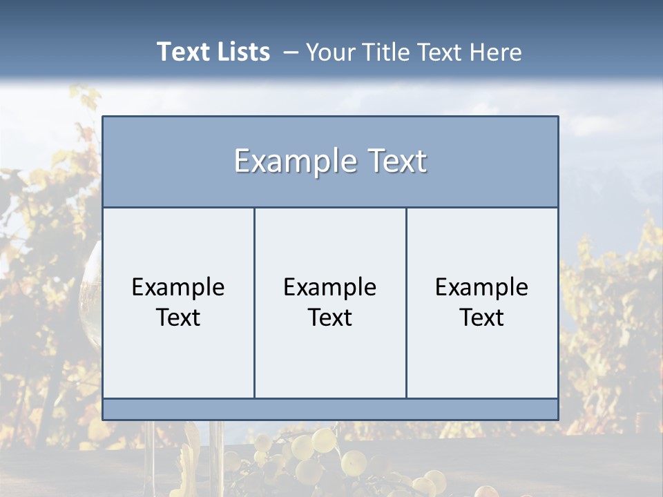 Crystal White Fruit PowerPoint Template