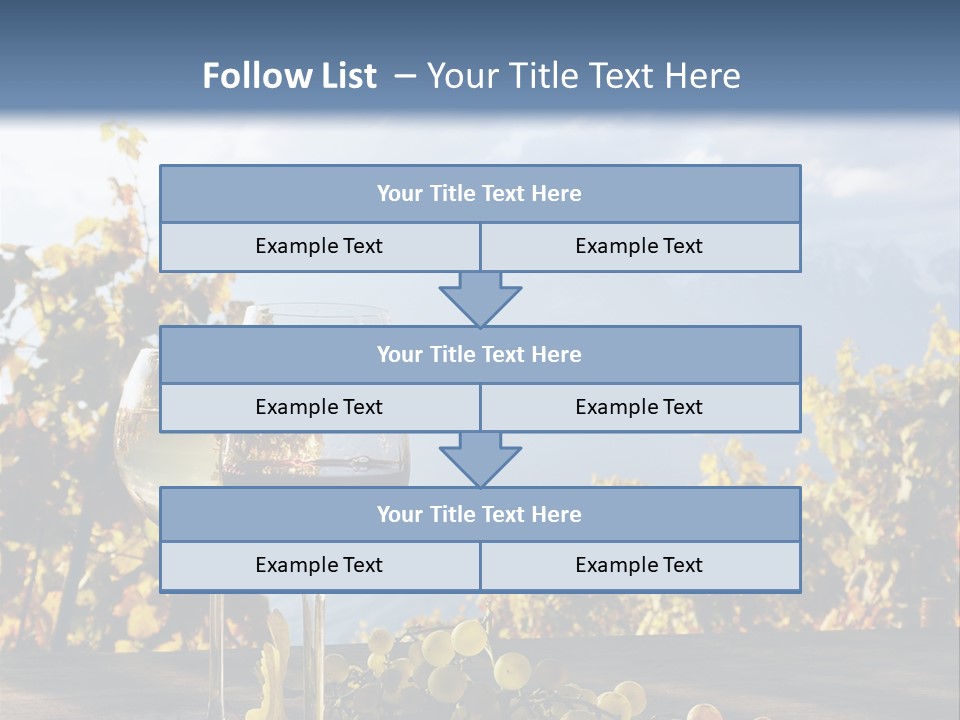 Crystal White Fruit PowerPoint Template