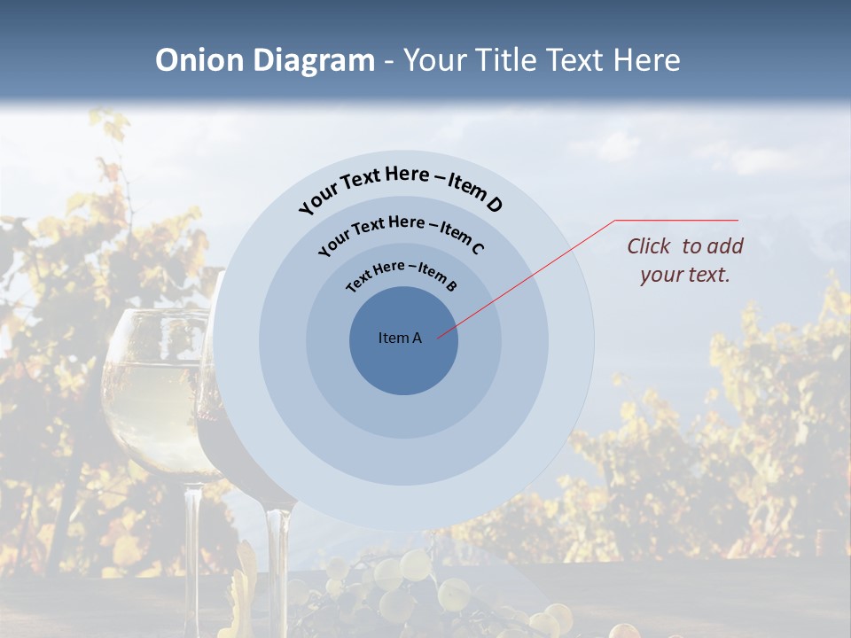 Crystal White Fruit PowerPoint Template