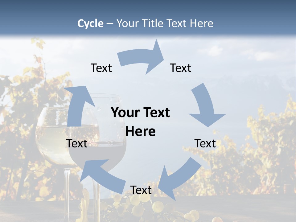 Crystal White Fruit PowerPoint Template