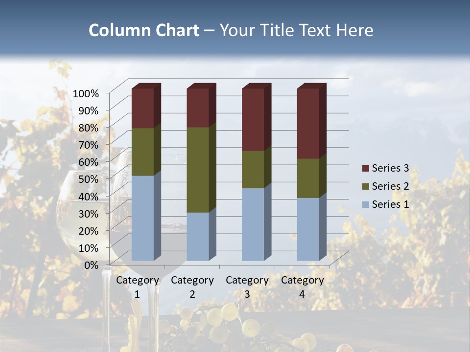 Crystal White Fruit PowerPoint Template