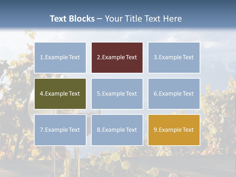 Crystal White Fruit PowerPoint Template