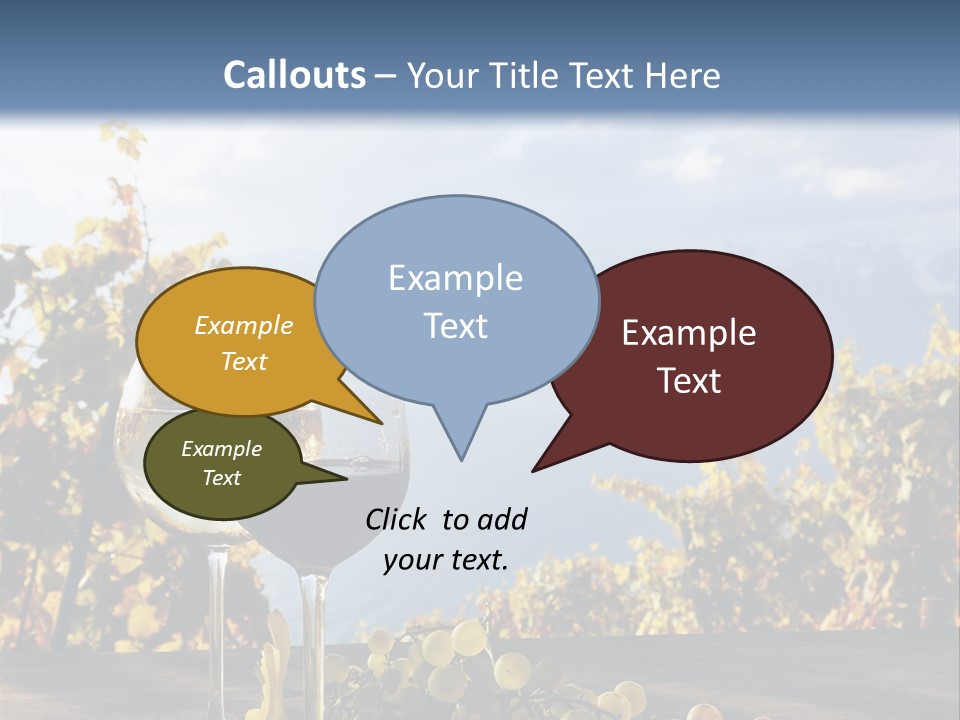 Crystal White Fruit PowerPoint Template