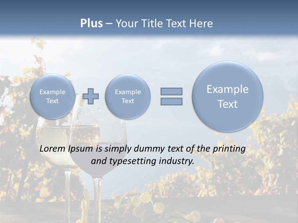 Crystal White Fruit PowerPoint Template
