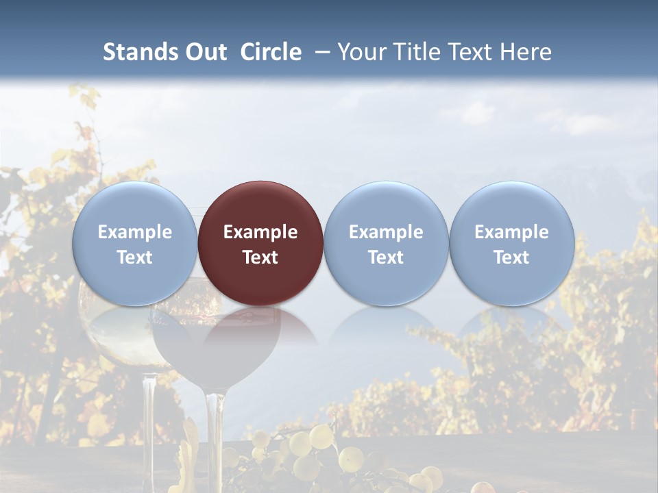 Crystal White Fruit PowerPoint Template