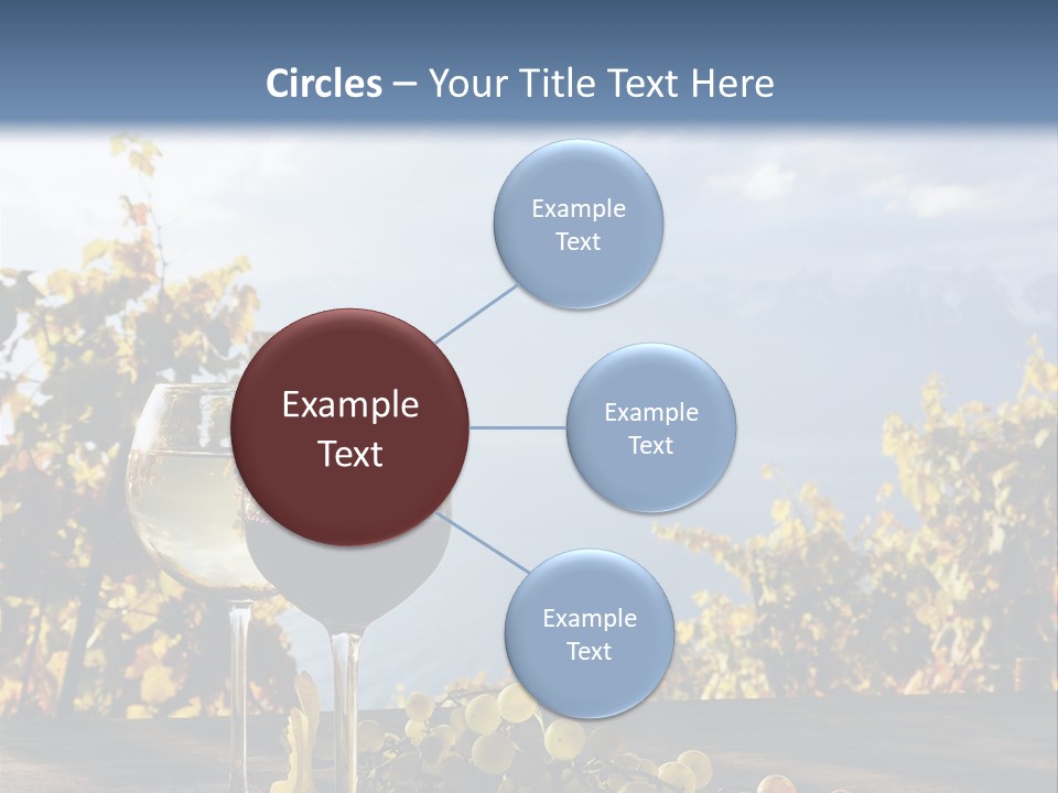 Crystal White Fruit PowerPoint Template