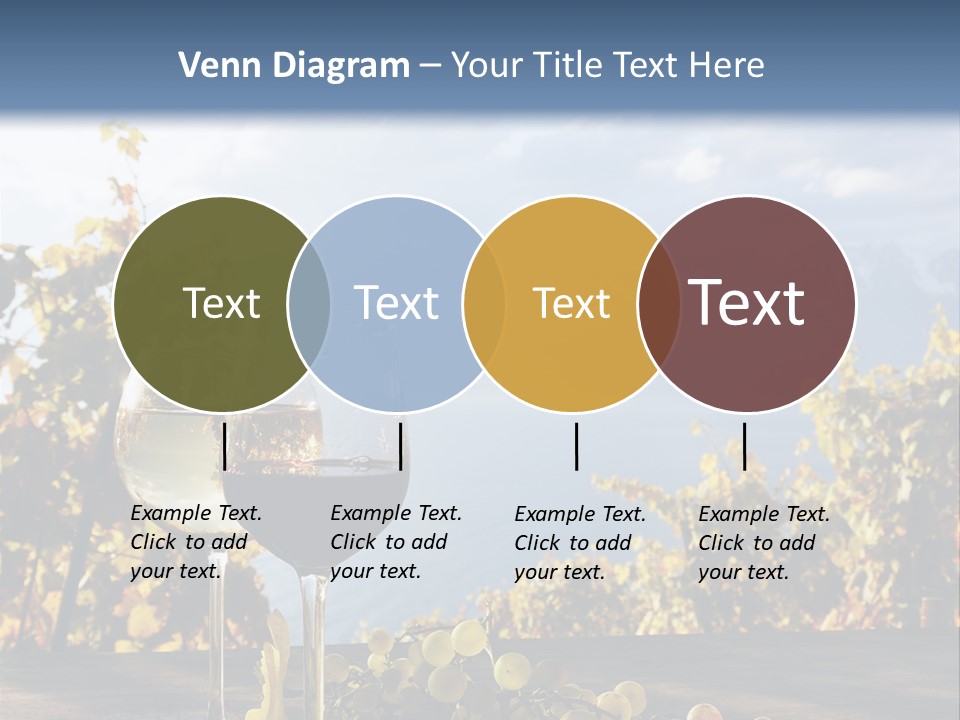 Crystal White Fruit PowerPoint Template