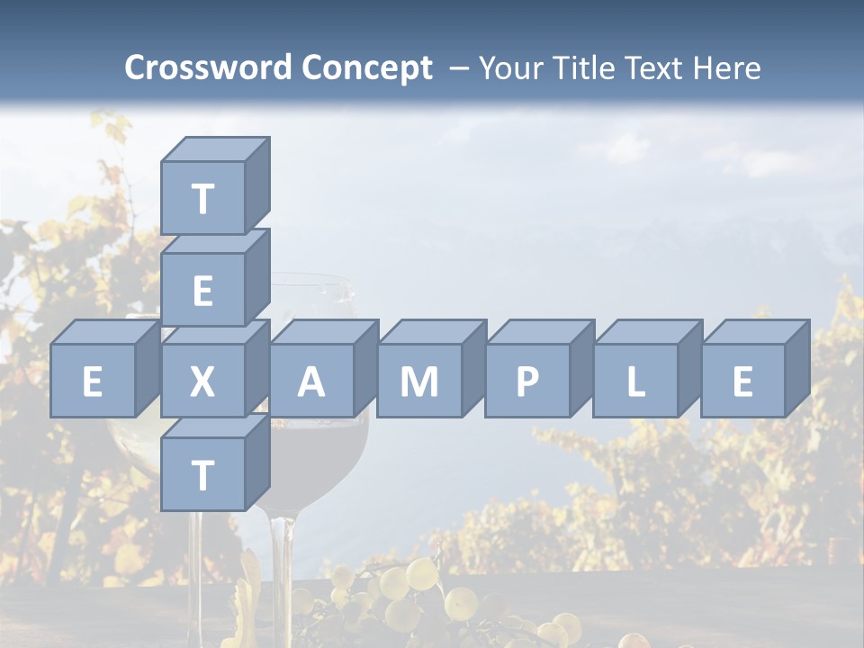 Crystal White Fruit PowerPoint Template