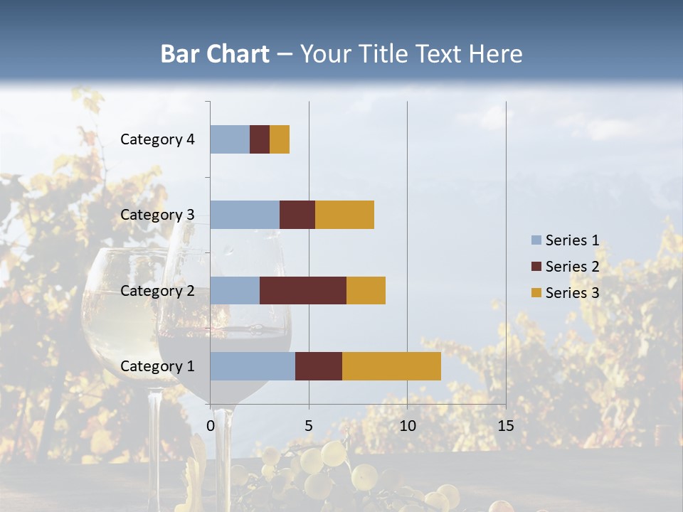 Crystal White Fruit PowerPoint Template