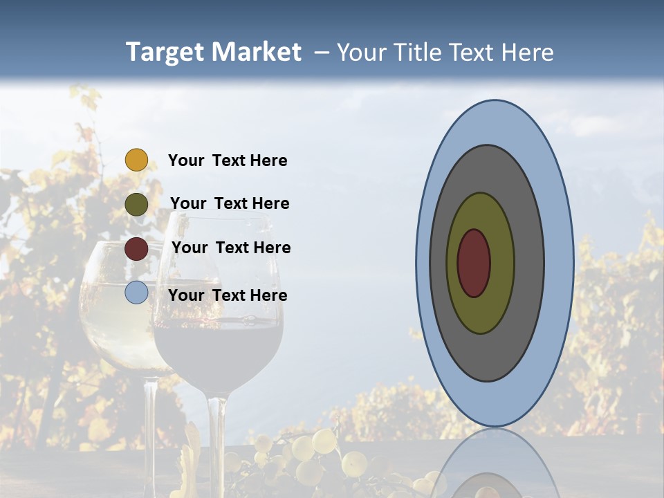 Crystal White Fruit PowerPoint Template