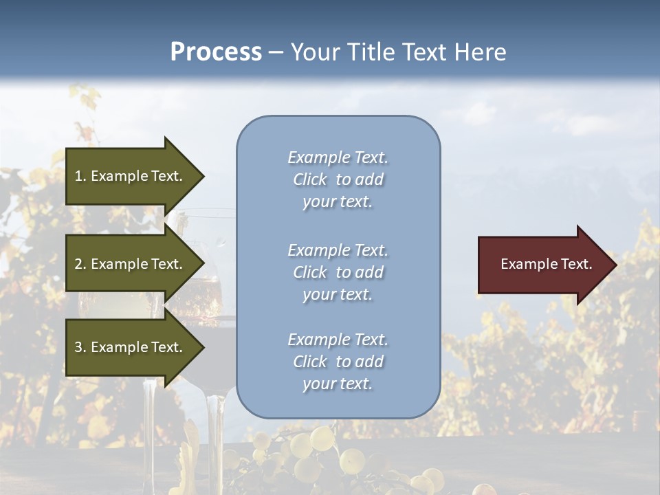 Crystal White Fruit PowerPoint Template