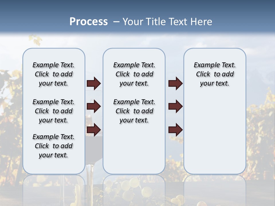 Crystal White Fruit PowerPoint Template