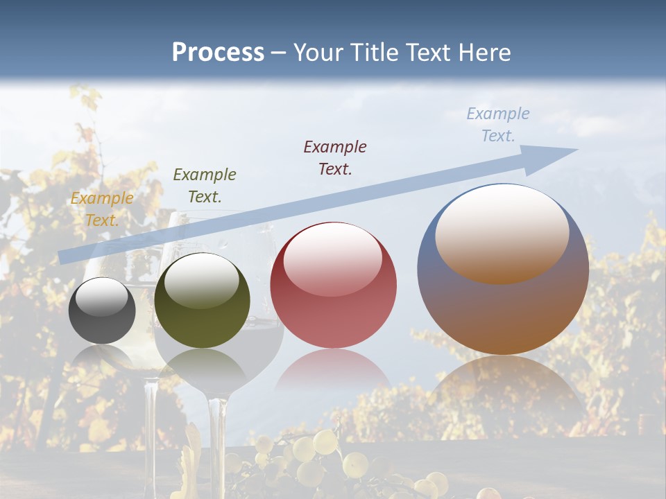 Crystal White Fruit PowerPoint Template