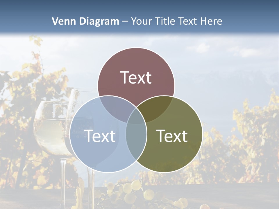 Crystal White Fruit PowerPoint Template