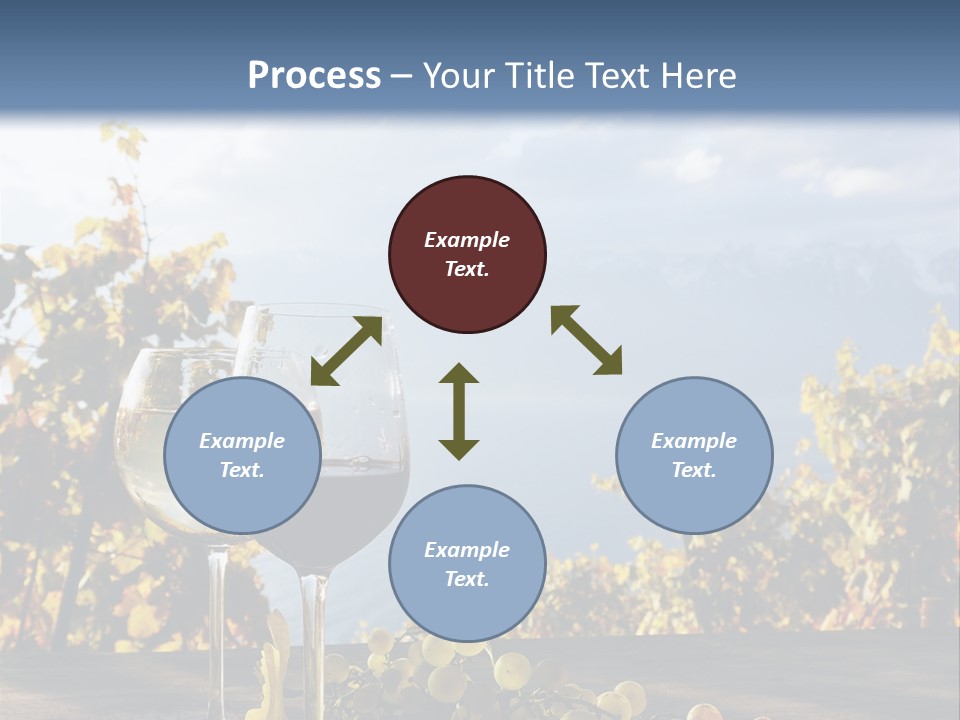 Crystal White Fruit PowerPoint Template