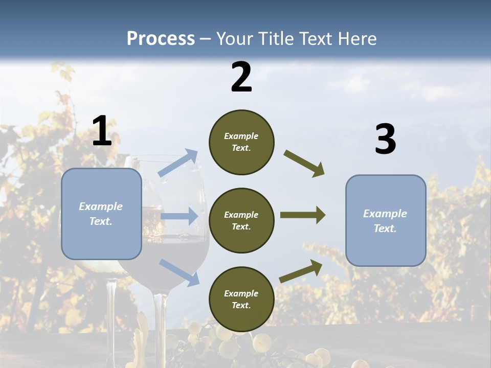 Crystal White Fruit PowerPoint Template