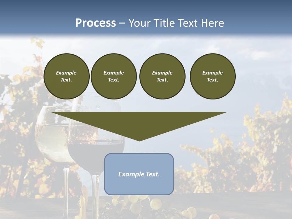 Crystal White Fruit PowerPoint Template