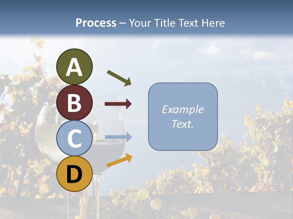 Crystal White Fruit PowerPoint Template