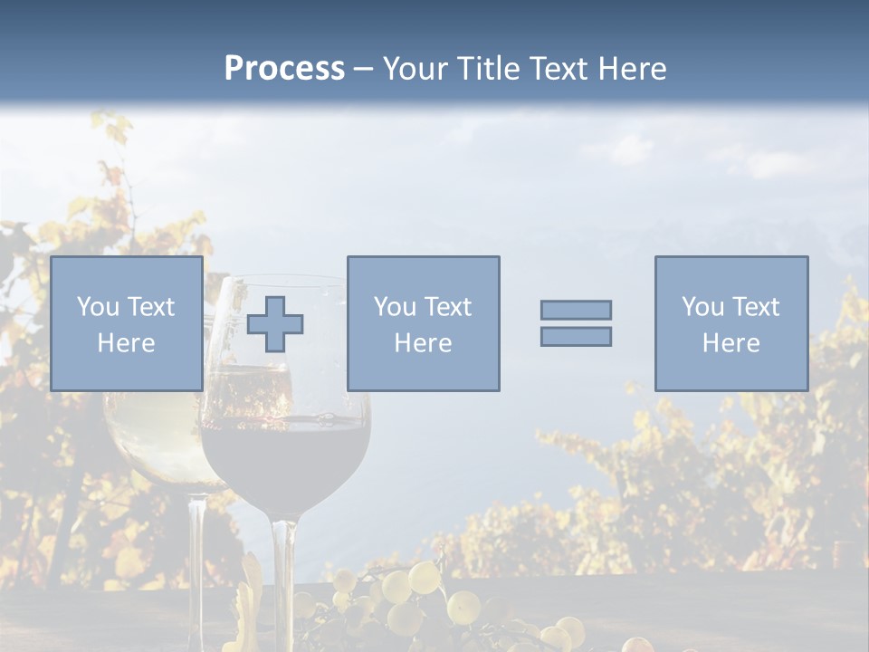 Crystal White Fruit PowerPoint Template