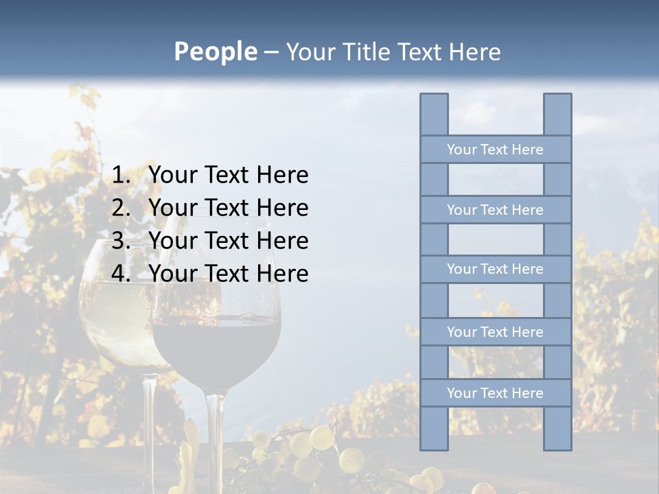 Crystal White Fruit PowerPoint Template