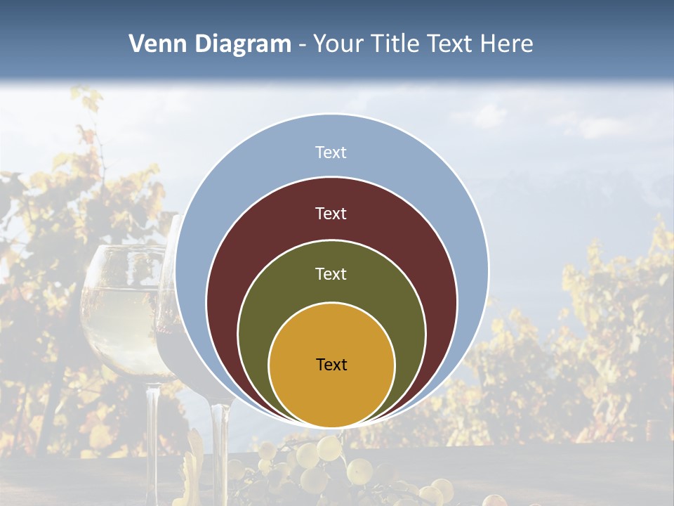 Crystal White Fruit PowerPoint Template