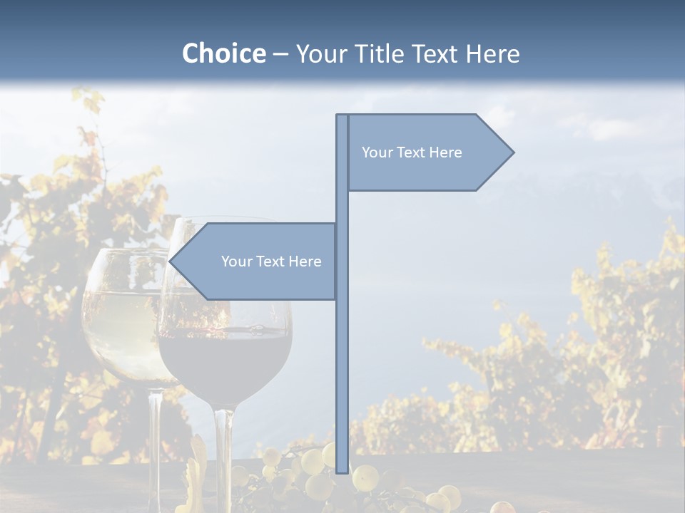 Crystal White Fruit PowerPoint Template